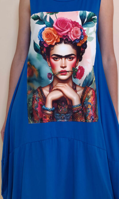 Haljina 27 Quilca  - royal - Frida s Ružom