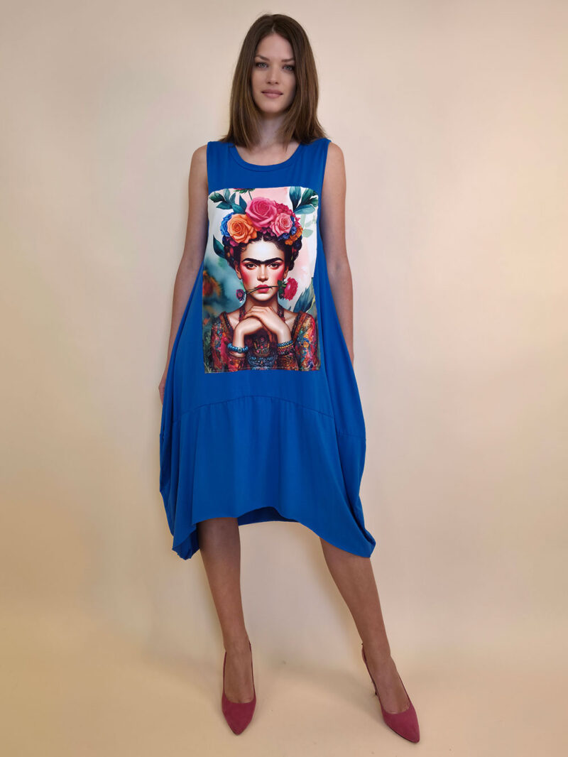 Haljina 27 Quilca  - royal - Frida s Ružom