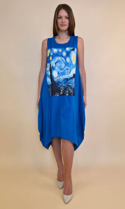 Haljina 27 Quilca  - royal - Van Gogh