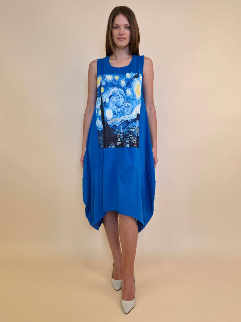 Haljina 27 Quilca  - royal - Van Gogh