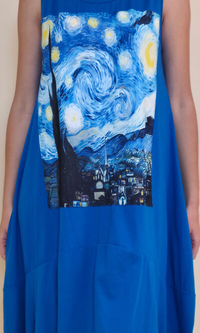 Haljina 27 Quilca  - royal - Van Gogh