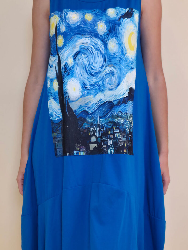 Haljina 27 Quilca  - royal - Van Gogh