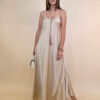 Haljina+ogrlica /pojas 30 Marrakesh - saten UN - beige