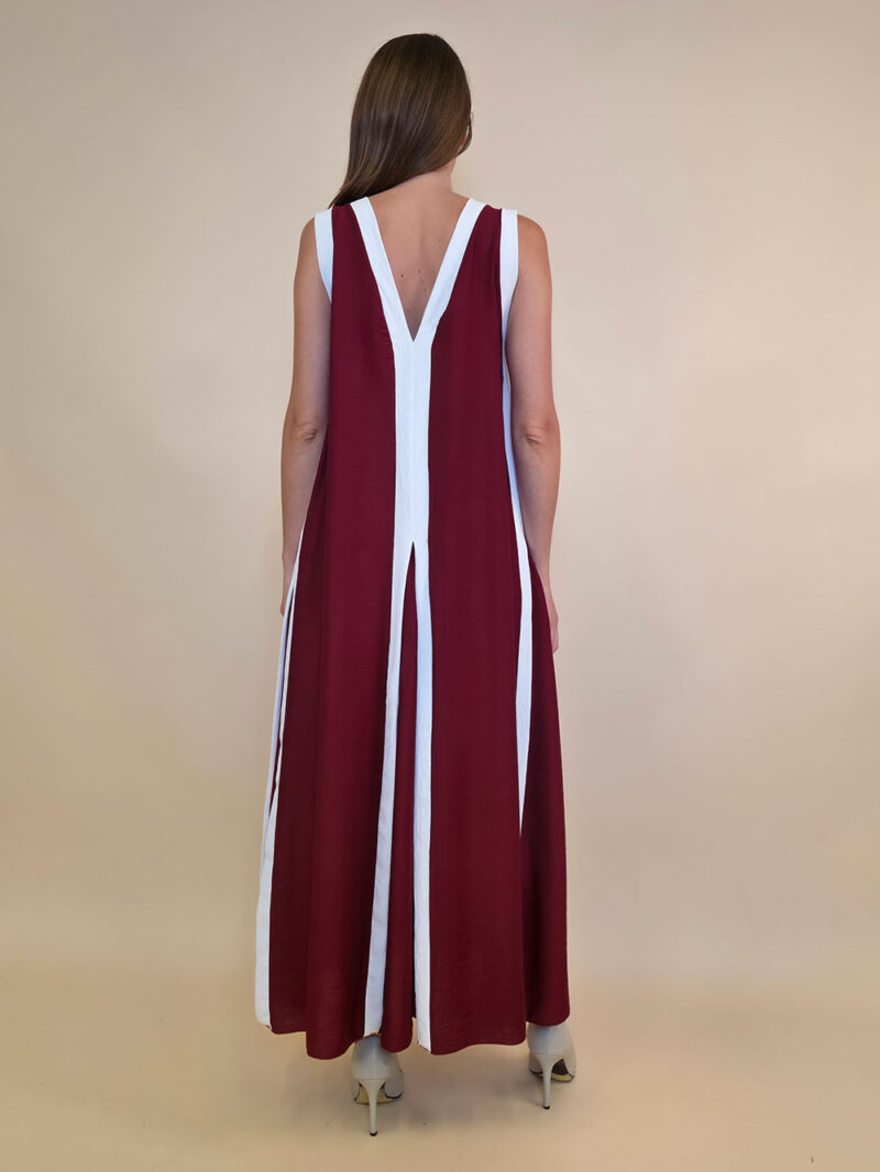 Haljina 40 Annabella - viscose UN lajsne - burgundy