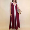 Haljina 40 Annabella - viscose UN lajsne - burgundy