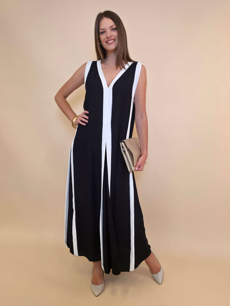 Haljina 40 Annabella - viscose UN lajsne - d.navy