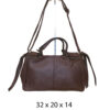 Torba 36 - big classic lady - coffee
