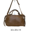 Torba 36 - big classic lady - camel