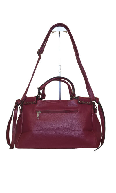 Torba 36 - big classic lady - d.red