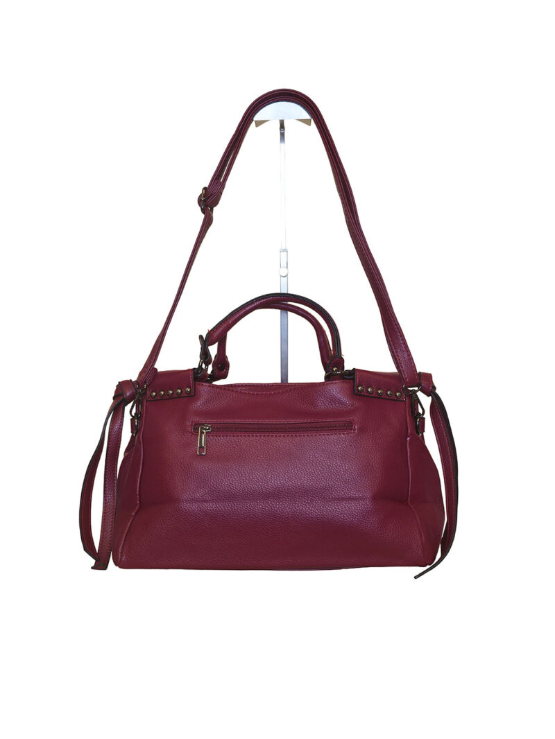 Torba 36 - big classic lady - d.red