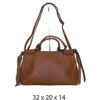 Torba 36 - big classic lady - brown