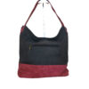 Torba 42 - vreća suede bicolor - black/red