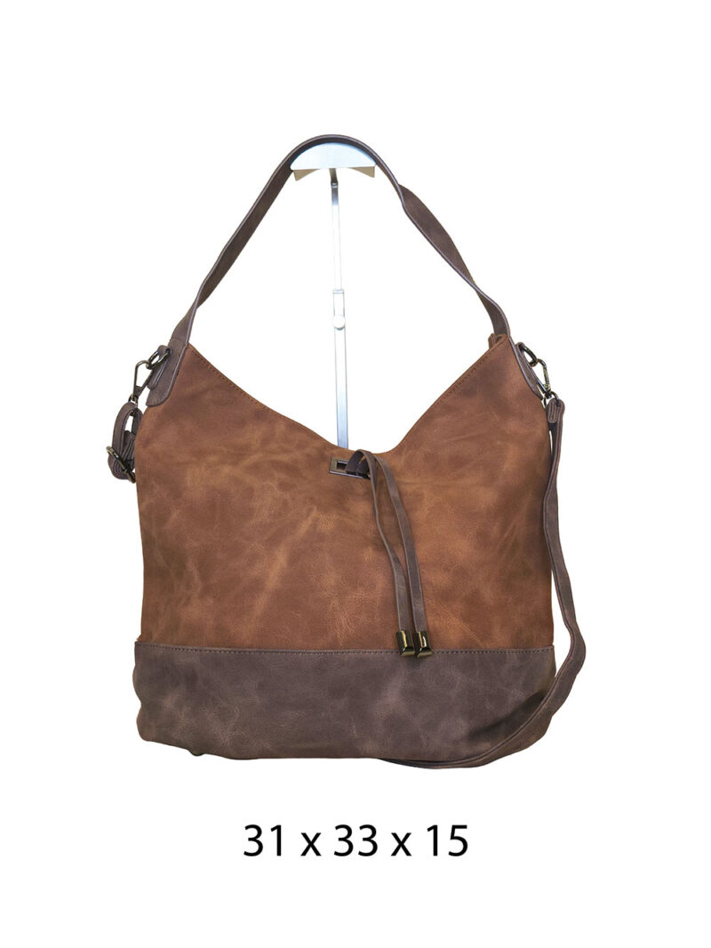 Torba 42 - vreća suede bicolor - brown
