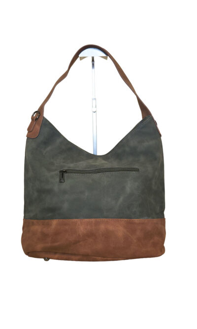 Torba 42 - vreća suede bicolor - green