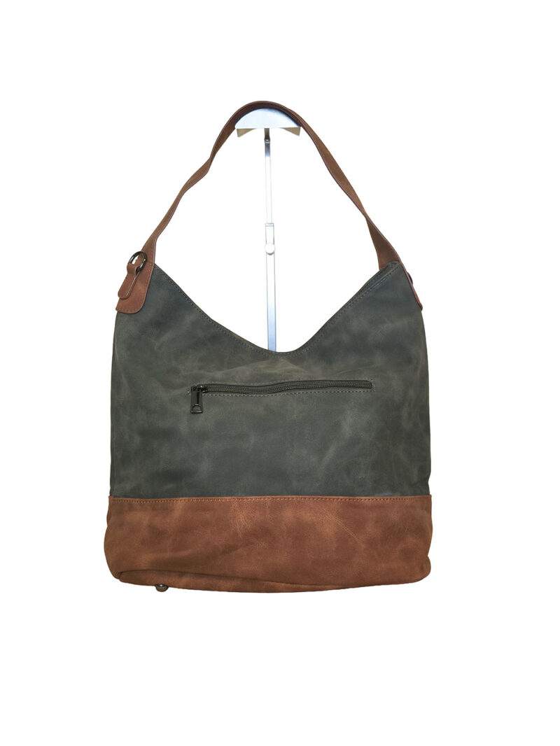 Torba 42 - vreća suede bicolor - green
