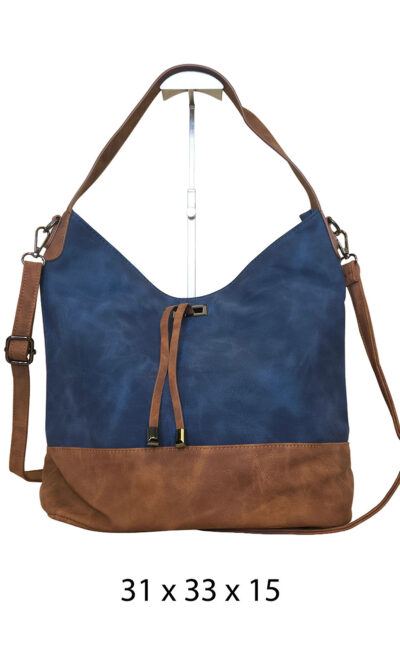 Torba 42 - vreća suede bicolor - blue