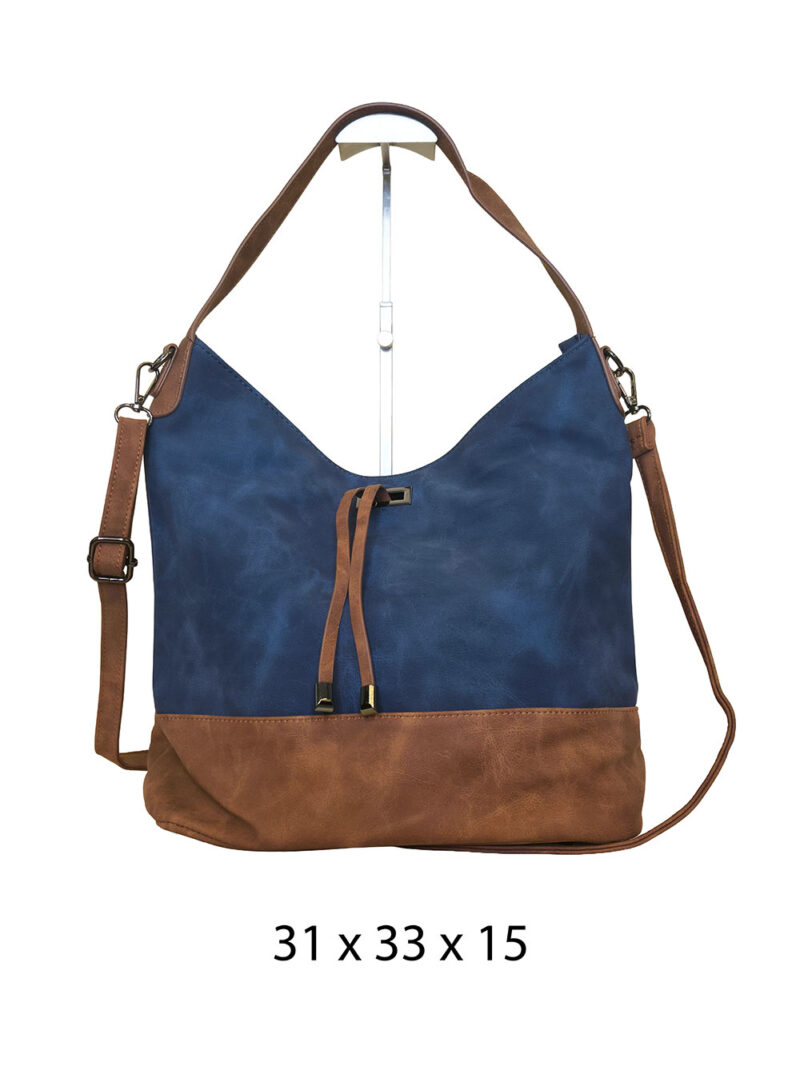 Torba 42 - vreća suede bicolor - blue