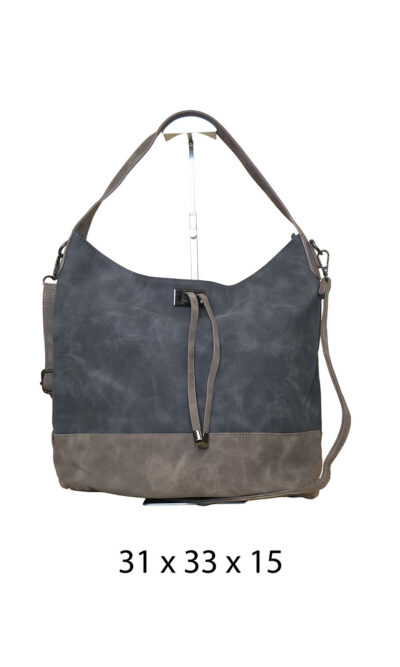 Torba 42 - vreća suede bicolor - grey