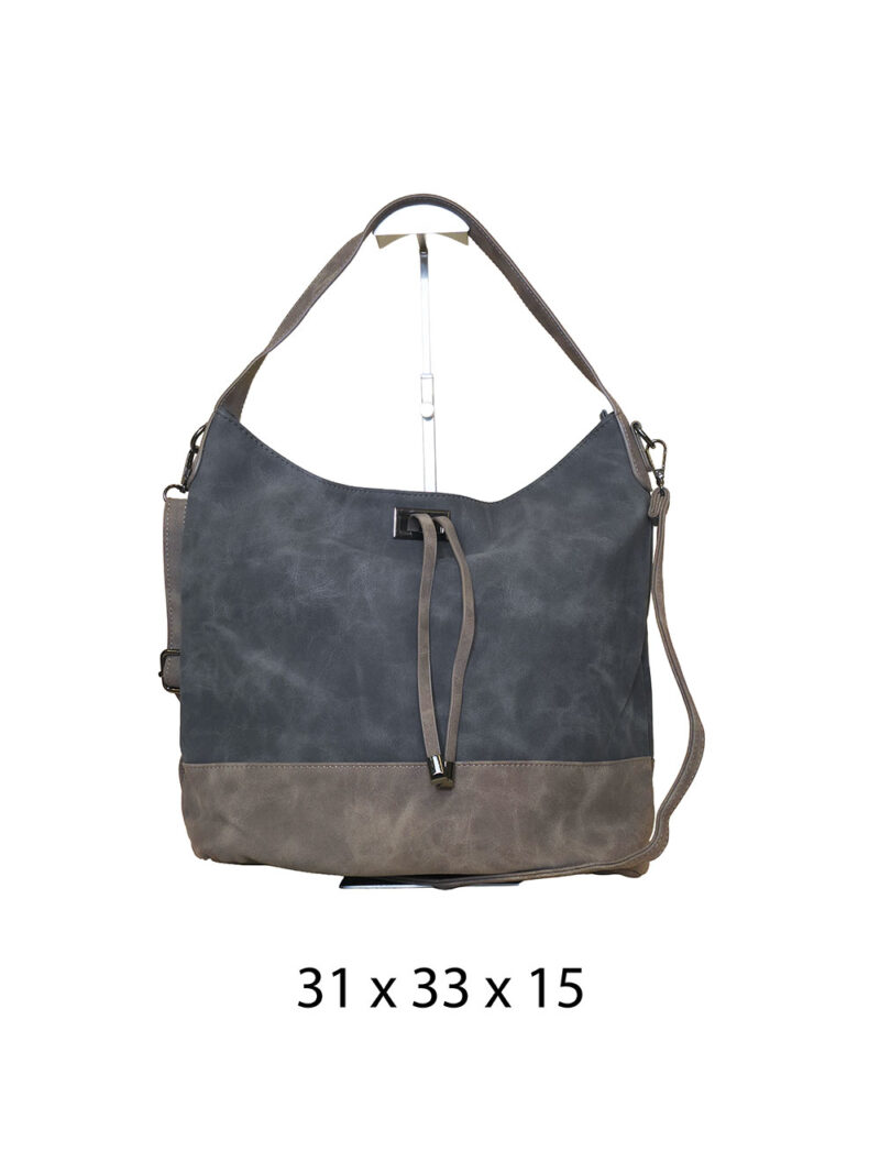 Torba 42 - vreća suede bicolor - grey