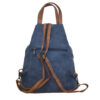 Torba 34 - ruksak suede bicolor - blue