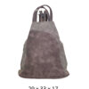 Torba 34 - ruksak suede bicolor - khaki