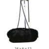 Torba 16 - small sparkly clutch - black