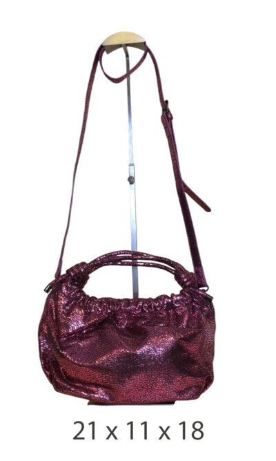 Torba 16 - sparkly small bag - plum