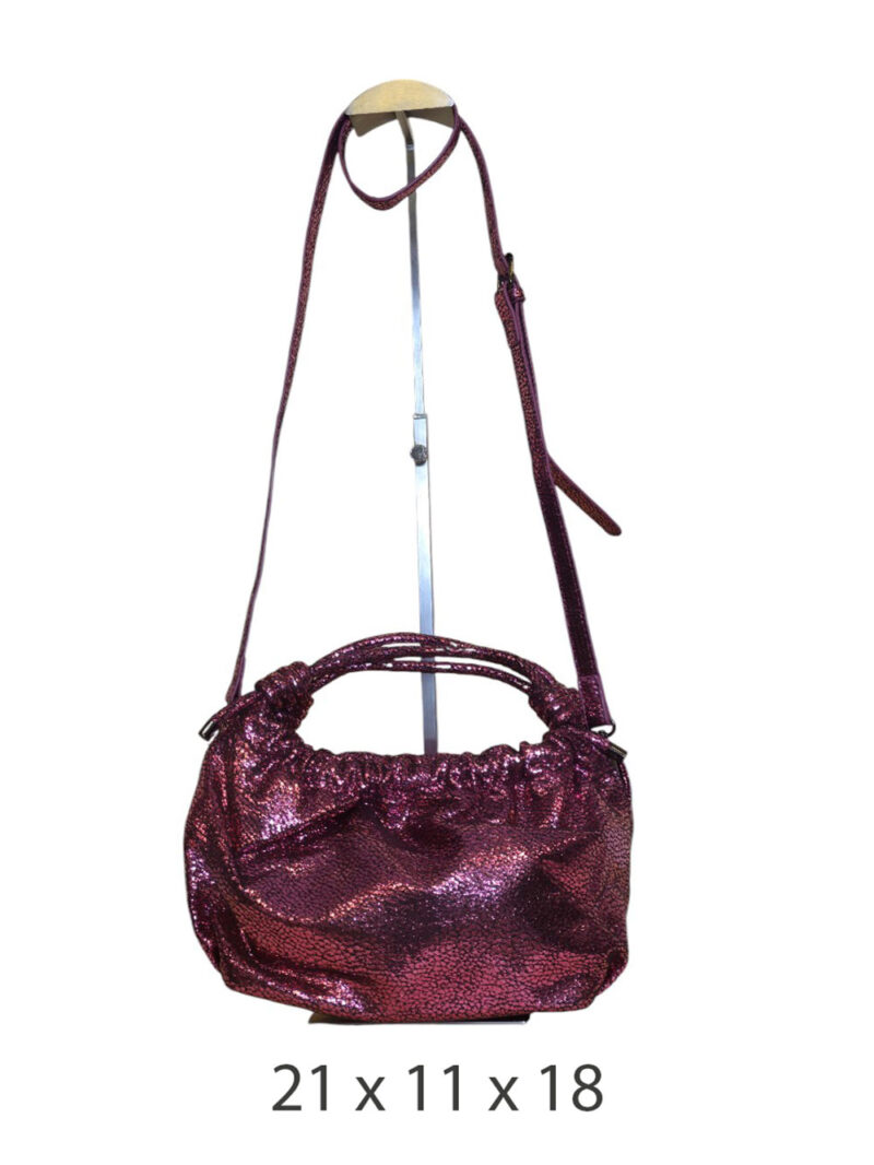 Torba 16 - sparkly small bag - plum