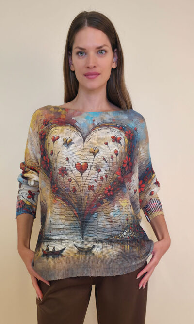 Pulover 28 La Jolla - plt - Heart over River