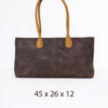Torba 36 - big classic suede - coffee