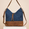 Torba 42 - vreća suede bicolor - blue