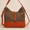 Torba 42 - vreća suede bicolor - camel