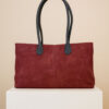 Torba 36 - big classic suede - d.red