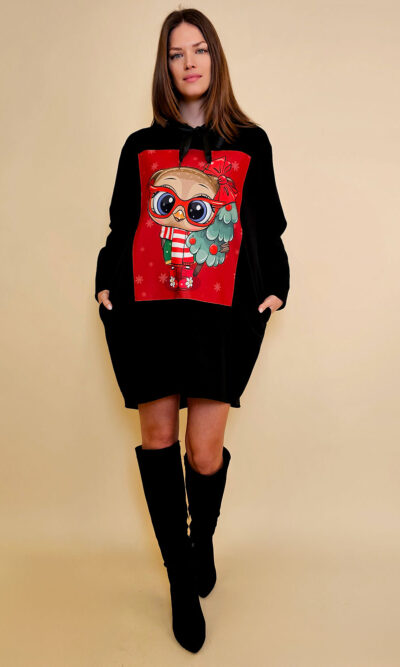 Haljina 51 El Hood deblja winter felpa 31324043