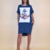 Haljina 24 Tigre - jeans - Sidro cvijeće