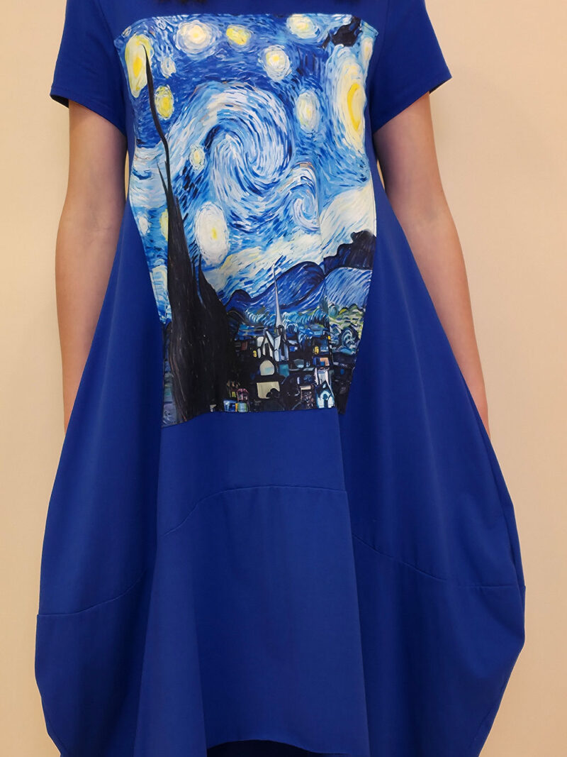 Haljina 27 Yavari - royal - Van Gogh