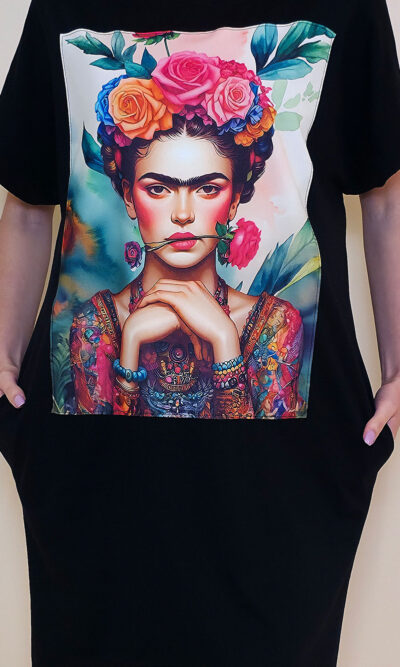 Haljina 24 Tigre - black - Frida s Ružom