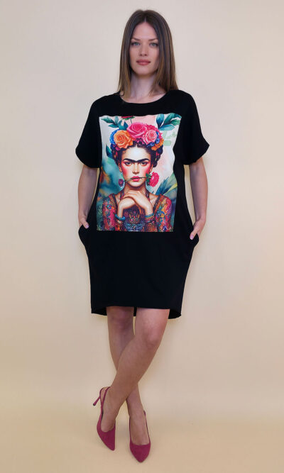 Haljina 24 Tigre - black - Frida s Ružom