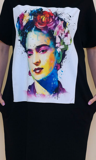 Haljina 24 Tigre - black - Frida Aquarelle