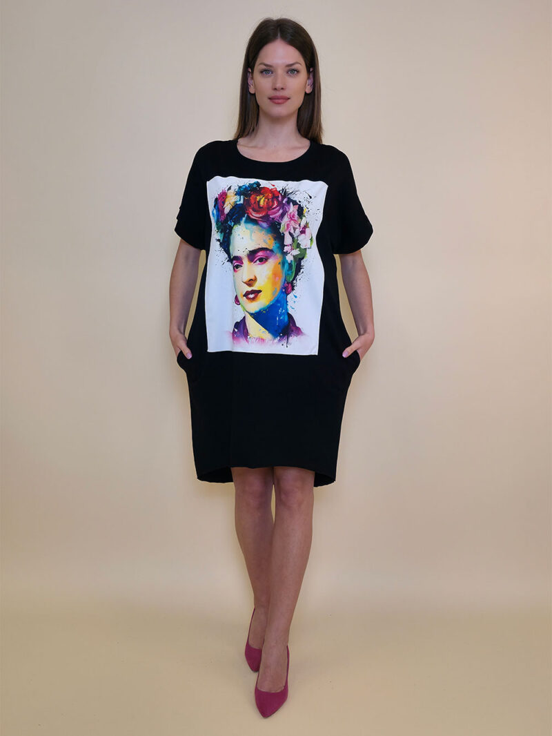 Haljina 24 Tigre - black - Frida Aquarelle