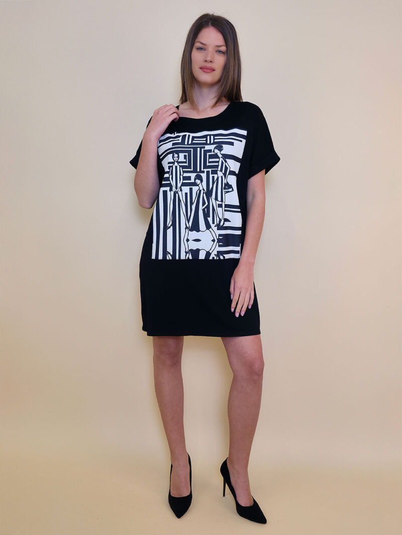 Haljina 23 Mayo - kratki rukav - black - Fashion