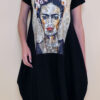 Haljina 27 Yavari - kratki rukav - black - Frida freska