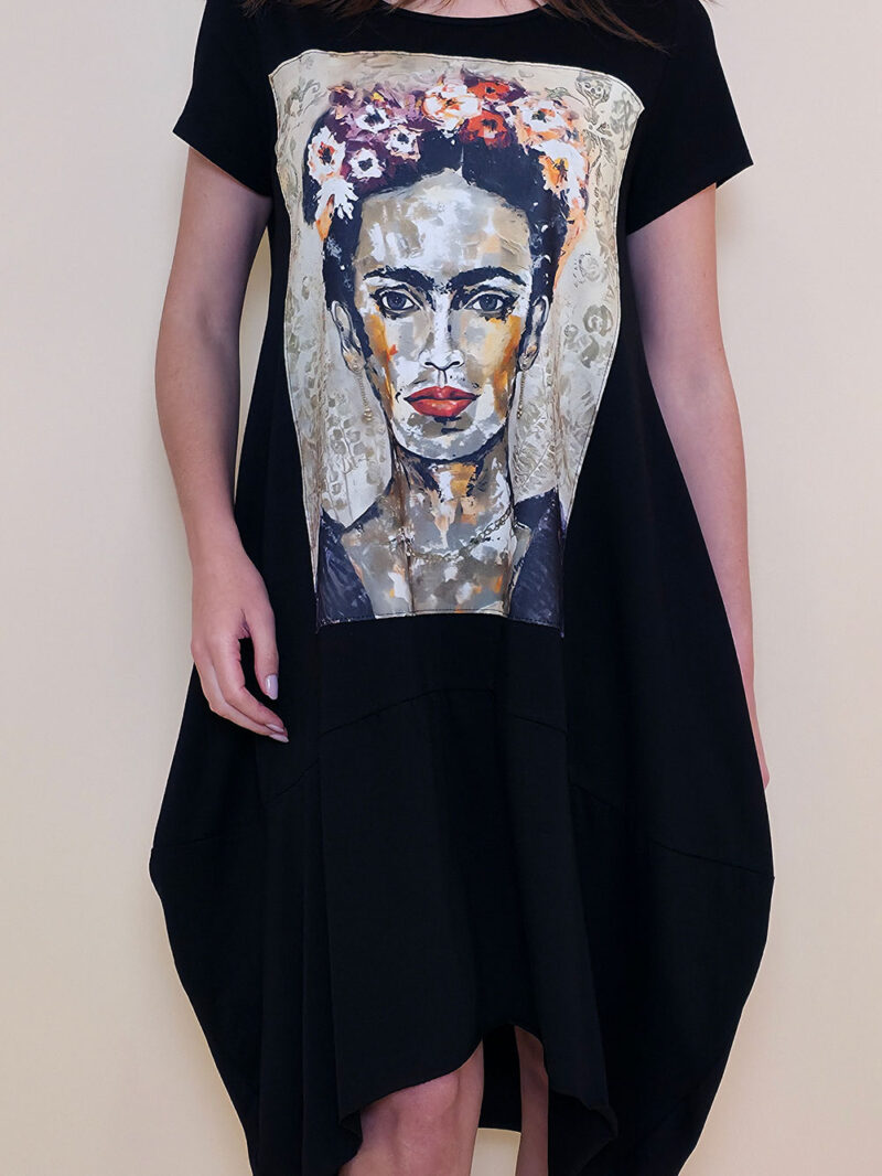 Haljina 27 Yavari - kratki rukav - black - Frida freska