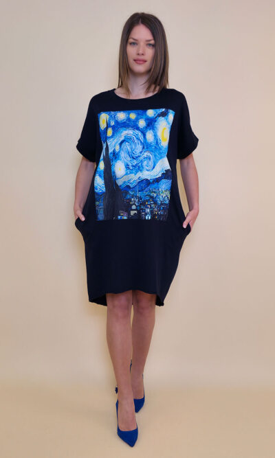 Haljina 24 Tigre - navy - Van Gogh