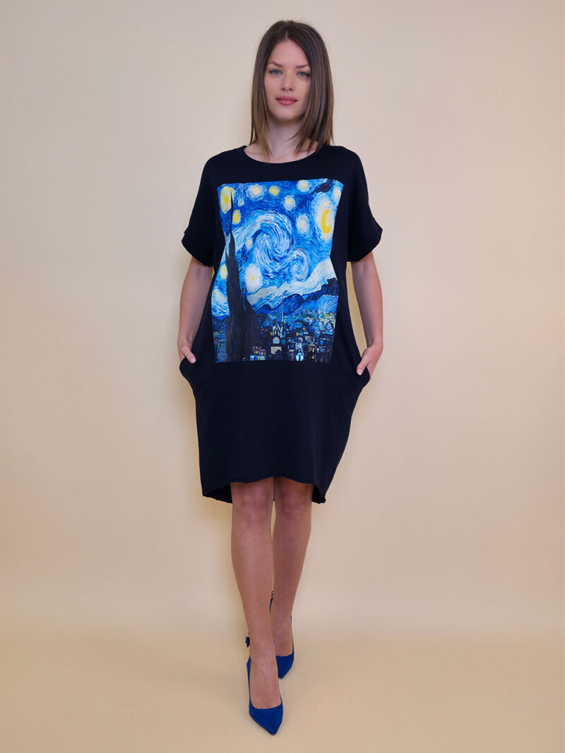 Haljina 24 Tigre - navy - Van Gogh