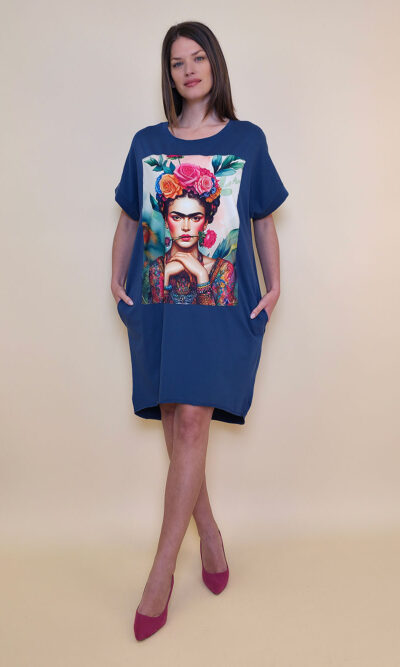 Haljina 24 Tigre - jeans - Frida s Ružom