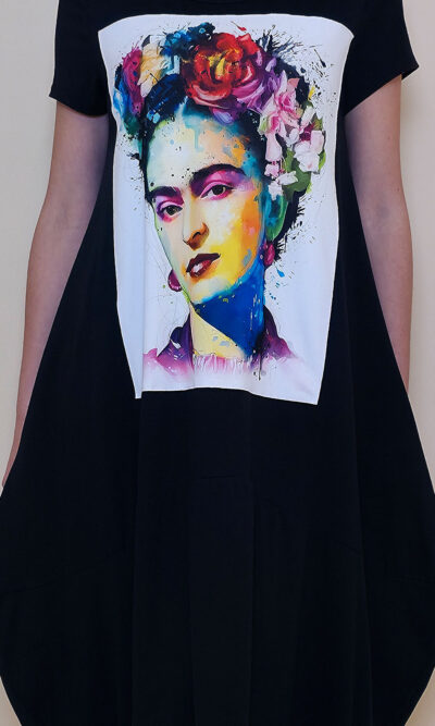 Haljina 27 Yavari - kratki rukav - navy - Frida Aquarelle