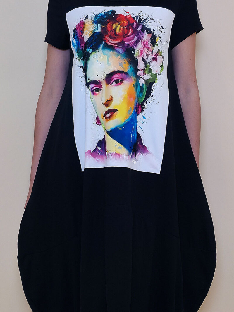 Haljina 27 Yavari - kratki rukav - navy - Frida Aquarelle