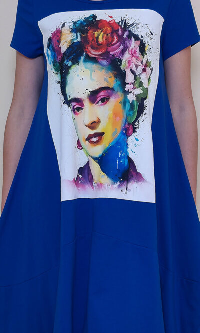 Haljina 27 Yavari - kratki rukav - royal - Frida Aquarelle