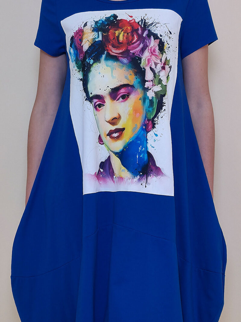 Haljina 27 Yavari - kratki rukav - royal - Frida Aquarelle